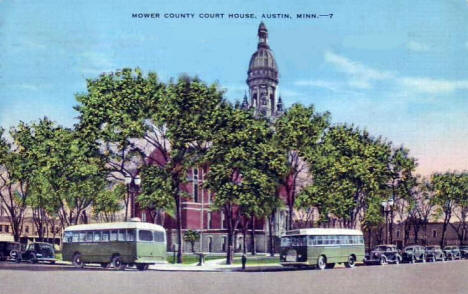 Mower County Court House, Austin Minnesota, 1945