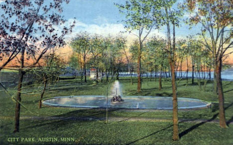 City Park, Austin Minnesota, 1914