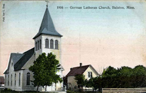 German Lutheran Church, Balaton Minnesota, 1916