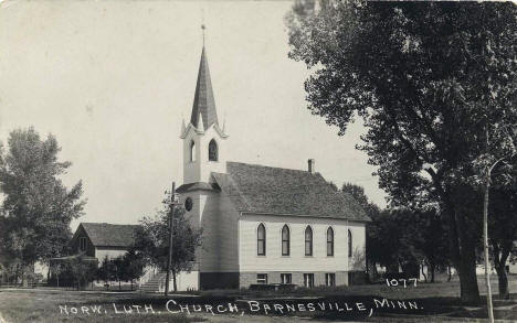Norwegian Lutheran Church, Barnesville Minnesota, 1920's