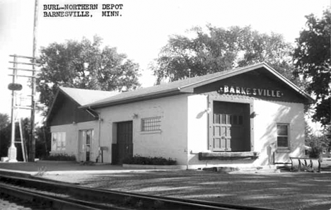 Burlington Northern Depot, Barnesville Minnesota, 1975