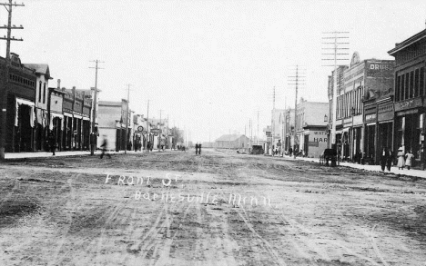 Front Street, Barnesville Minnesota, 1910's