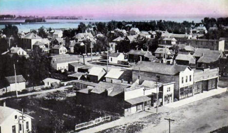 View Southeast from Power House, Barnesville Minnesota, 1910's