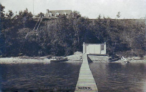 View from Battle Lake Minnesota, 1909