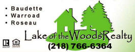 Lake of the Woods Realty Baudette Minnesota