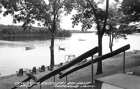 View from Ruttger's Bay Lake Lodge, 1950's