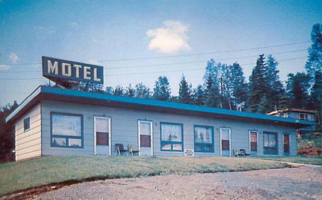 Spruce Point Motel, Beaver Bay Minnesota, 1960's