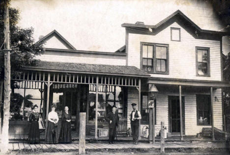 Knutson Grocery Store, Becker Minnesota, 1909