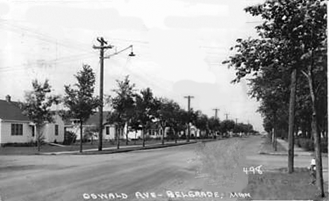 Oswald Avenue, Belgrade, Minnesota, 1936