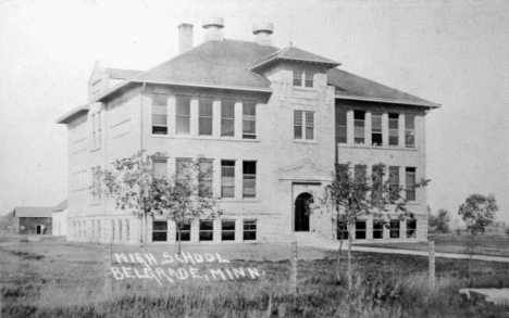 High School, Belgrade, Minnesota, 1910's