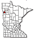 Location of Beltrami Minnesota