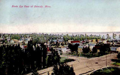 Birds Eye View of Bemidji Minnesota, 1910