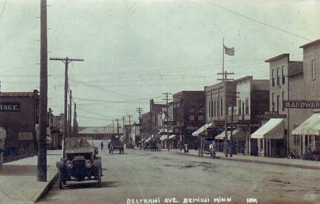 Beltrami Avenue, Bemidji Minnesota, 1913