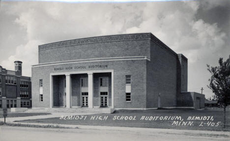 Bemidji High School Auditorium, Bemidji Minnesota, 1940's?