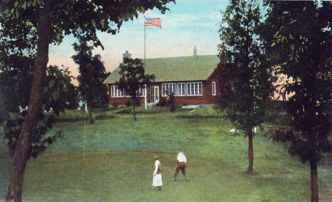 Club House and Golf Course, Bemidji Minnesota, 1933