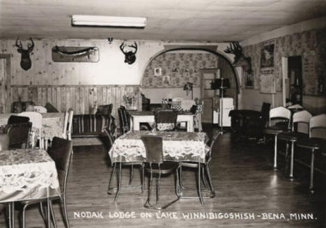 Nodak Lodge, Lake Winnibigoshish, Bena Minnesota, 1950's