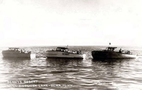 Wooden Boats, Denny's Resort, Bena Minnesota, 1940's