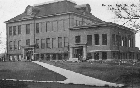 Benson High School, Benson Minnesota, 1910's?