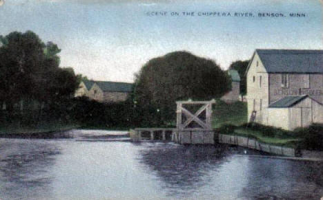 Chippewa River, Benson Minnesota, 1909
