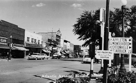 Atlantic Avenue, Benson Minnesota, 1950's