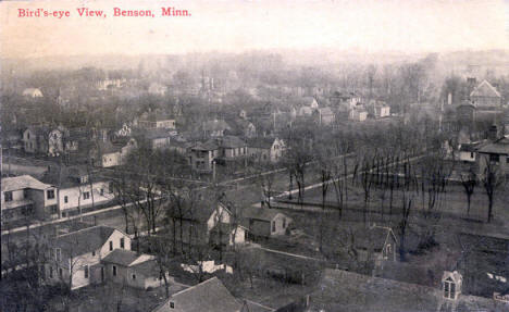 Birds eye view, Benson Minnesota, 1913