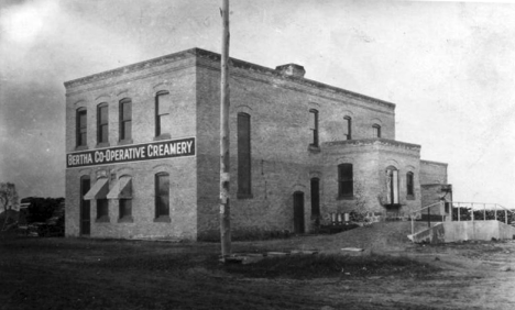 Bertha Cooperative Creamery, Bertha Minnesota, 1910's?