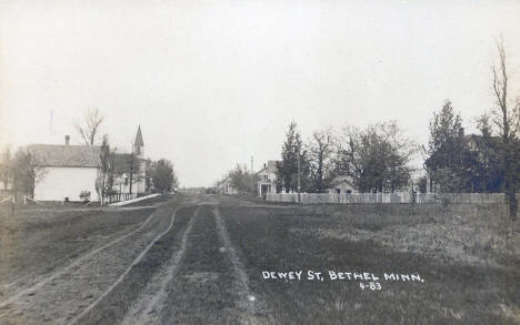 Dewey Street, Bethel Minnesota, 1913