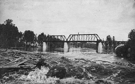 M & I Rail Road Bridge, Big Falls, Koochiching County, 1908