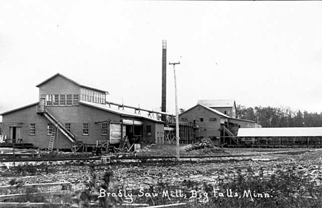 Bradly Saw Mill, Big Falls Minnesota, 1912