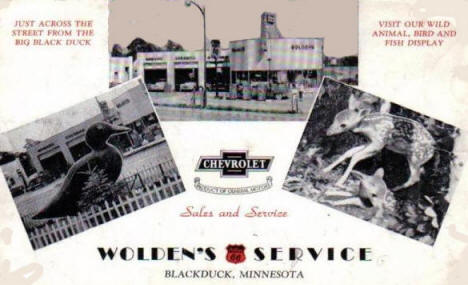 Wolden's Phillips 66 Service, Blackduck Minnesota, 1950's