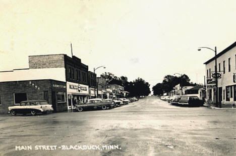 Main Street, Blackduck Minnesota, 1958