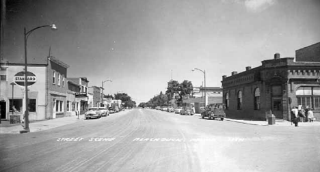 Street scene, Blackduck Minnesota, 1952