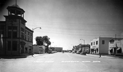 Street scene, Blackduck Minnesota, 1952