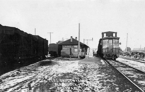 M & I Railroad Depot, Blackduck Minnesota, 1921