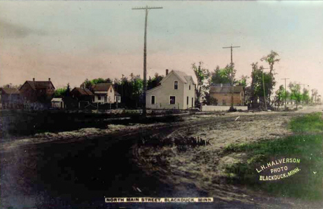 North Main Street, Blackduck Minnesota, 1910's?