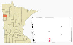 Location of Borup, Minnesota