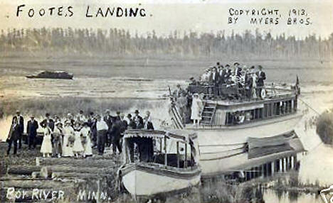 Footes Landing, Boy River Minnesota, 1913