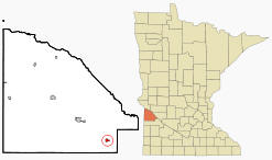 Location of Boyd Minnesota