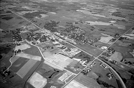 Aerial View, Braham Minnesota, 1974