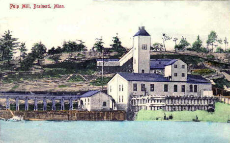 Pulp Mill, Brainerd Minnesota, 1910