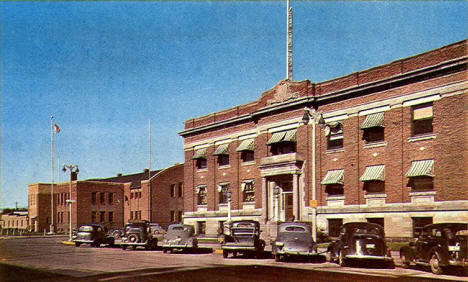 City Hall and Armory, Brainerd Minnesota, 1950's