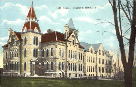 High School, Brainerd Minnesota, 1920's