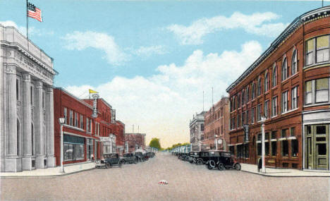 Laurel Street South, Brainerd Minnesota, 1920's