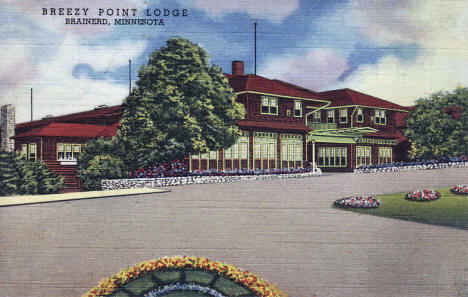 Breezy Point Lodge, Brainerd Minnesota, 1948