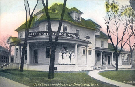 Northwestern Hospital, Brainerd Minnesota, 1910's