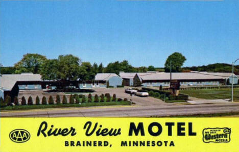 River View Motel, Brainerd Minnesota, 1960's