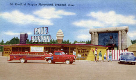 Paul Bunyan Playground, Brainerd Minnesota, 1950's
