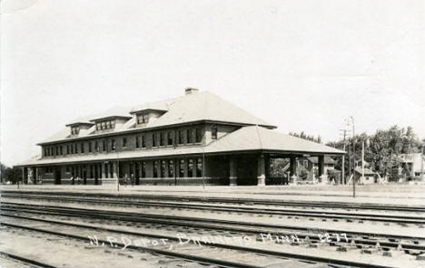 Northern Pacific Depot, Brainerd Minnesota, 1921