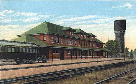 Northern Pacific Depot, Brainerd Minnesota, 1928