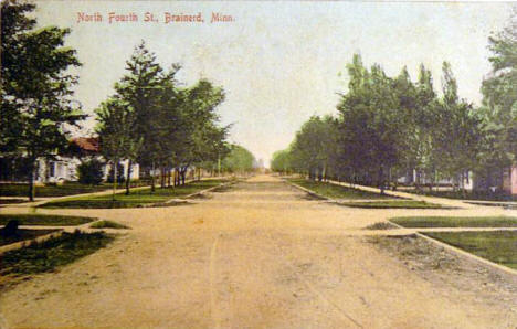 North Fourth Street, Brainerd Minnesota, 1908